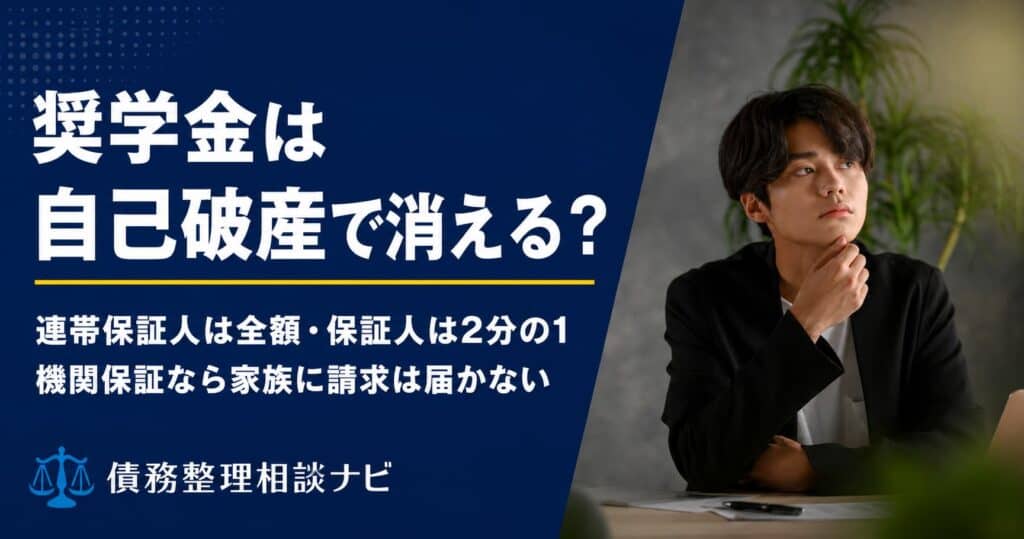 奨学金は自己破産で消える？