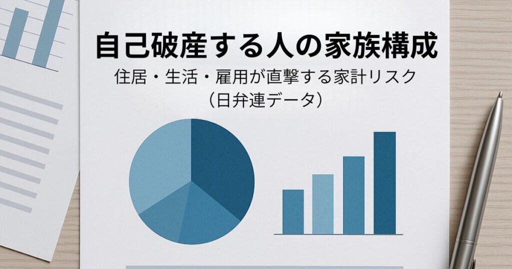 自己破産する人の家族構成 住居・生活・雇用が直撃する家計リスク