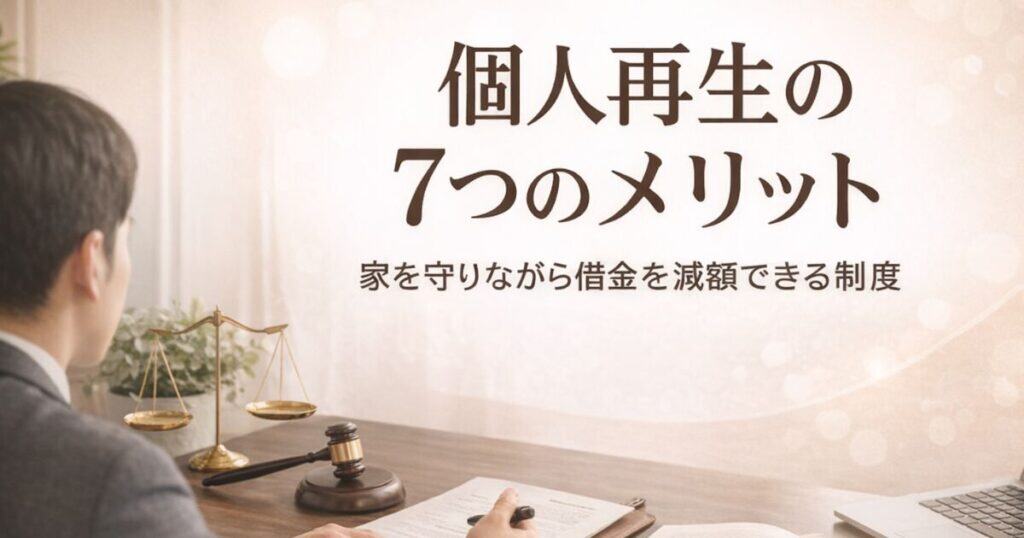 個人再生の7つのメリット
