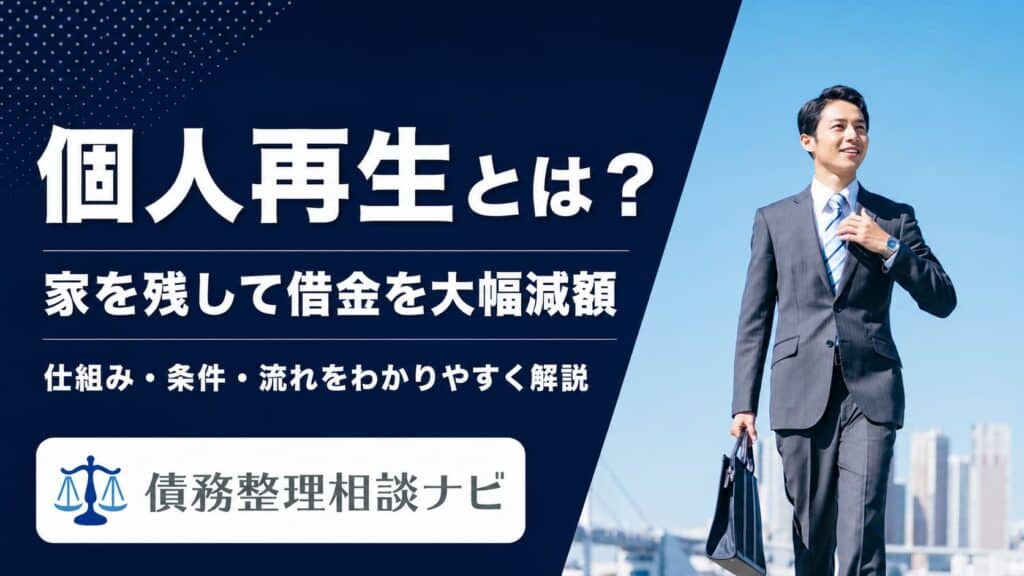 個人再生とは?家を残して借金を大幅減額