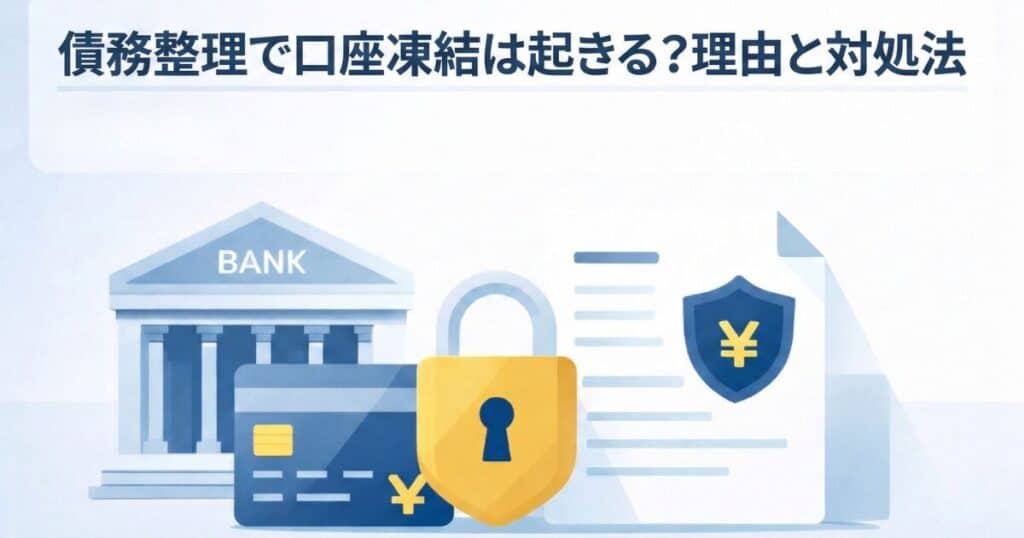 債務整理　口座凍結は起きる？