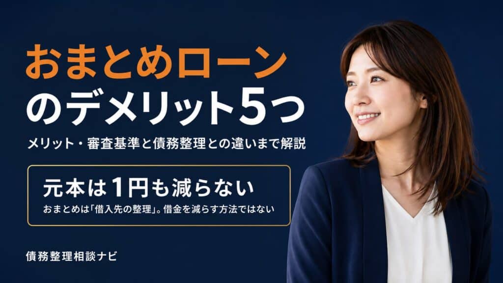 おまとめローンnのデメリット