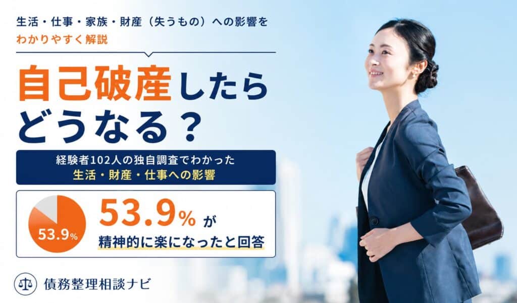 自己破産したらどうなる 失うものは?